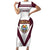 Personalized Venezuela 2024 Football Family Matching Short Sleeve Bodycon Dress and Hawaiian Shirt Mano tengo fe La Vinotinto - Wonder Print Shop