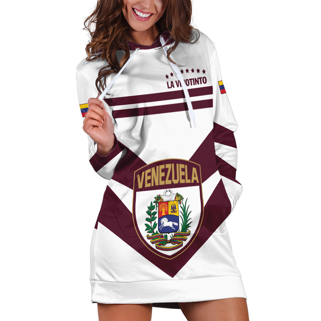 Personalized Venezuela 2024 Football Hoodie Dress Mano tengo fe La Vinotinto - Wonder Print Shop