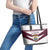 Venezuela 2024 Football Leather Tote Bag Mano tengo fe La Vinotinto - Wonder Print Shop