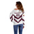 Personalized Venezuela 2024 Football Off Shoulder Sweater Mano tengo fe La Vinotinto - Wonder Print Shop