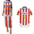 Personalized Paraguay 2024 Football Couples Matching Puletasi and Hawaiian Shirt Come On La Albirroja - Wonder Print Shop