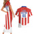 Personalized Paraguay 2024 Football Couples Matching Short Sleeve Bodycon Dress and Hawaiian Shirt Come On La Albirroja - Wonder Print Shop