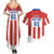 Personalized Paraguay 2024 Football Couples Matching Summer Maxi Dress and Hawaiian Shirt Come On La Albirroja - Wonder Print Shop