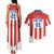 Personalized Paraguay 2024 Football Couples Matching Tank Maxi Dress and Hawaiian Shirt Come On La Albirroja - Wonder Print Shop