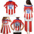 Personalized Paraguay 2024 Football Family Matching Puletasi and Hawaiian Shirt Come On La Albirroja - Wonder Print Shop