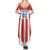 Personalized Paraguay 2024 Football Family Matching Summer Maxi Dress and Hawaiian Shirt Come On La Albirroja - Wonder Print Shop