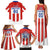 Personalized Paraguay 2024 Football Family Matching Tank Maxi Dress and Hawaiian Shirt Come On La Albirroja - Wonder Print Shop