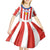 Personalized Paraguay 2024 Football Kid Short Sleeve Dress Come On La Albirroja - Wonder Print Shop