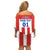 Personalized Paraguay 2024 Football Off Shoulder Short Dress Come On La Albirroja - Wonder Print Shop