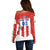 Personalized Paraguay 2024 Football Off Shoulder Sweater Come On La Albirroja - Wonder Print Shop