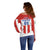 Personalized Paraguay 2024 Football Off Shoulder Sweater Come On La Albirroja - Wonder Print Shop