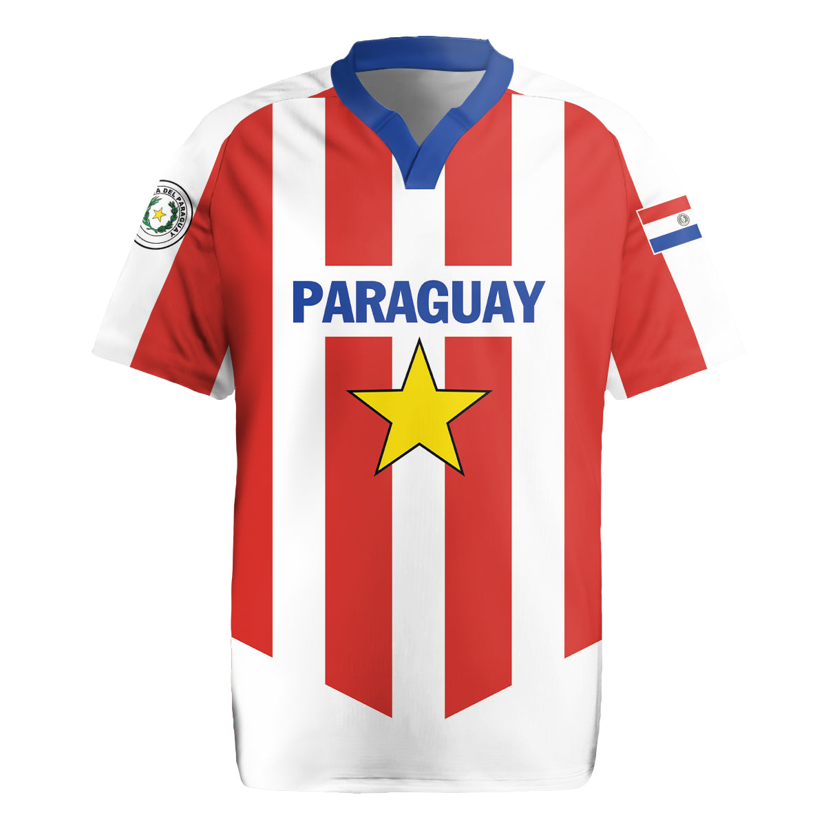 Personalized Paraguay 2024 Football Rugby Jersey Come On La Albirroja - Wonder Print Shop