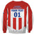 Personalized Paraguay 2024 Football Sweatshirt Come On La Albirroja - Wonder Print Shop