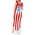 Personalized Paraguay 2024 Football Tank Maxi Dress Come On La Albirroja - Wonder Print Shop