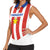 Personalized Paraguay 2024 Football Women Sleeveless Polo Shirt Come On La Albirroja - Wonder Print Shop