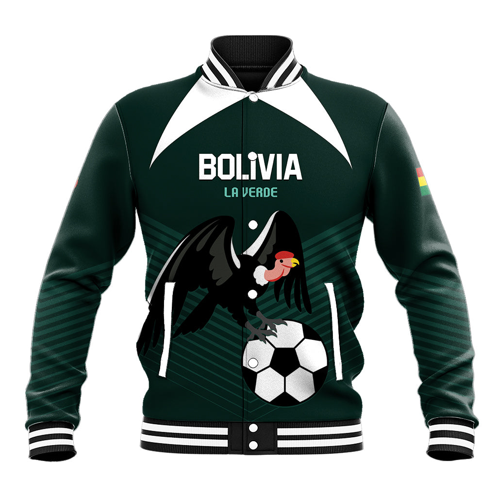 Personalized Bolivia 2024 Football Baseball Jacket La Verd Go Champion - Wonder Print Shop