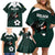 Personalized Bolivia 2024 Football Family Matching Off Shoulder Short Dress and Hawaiian Shirt La Verd Go Champion - Wonder Print Shop