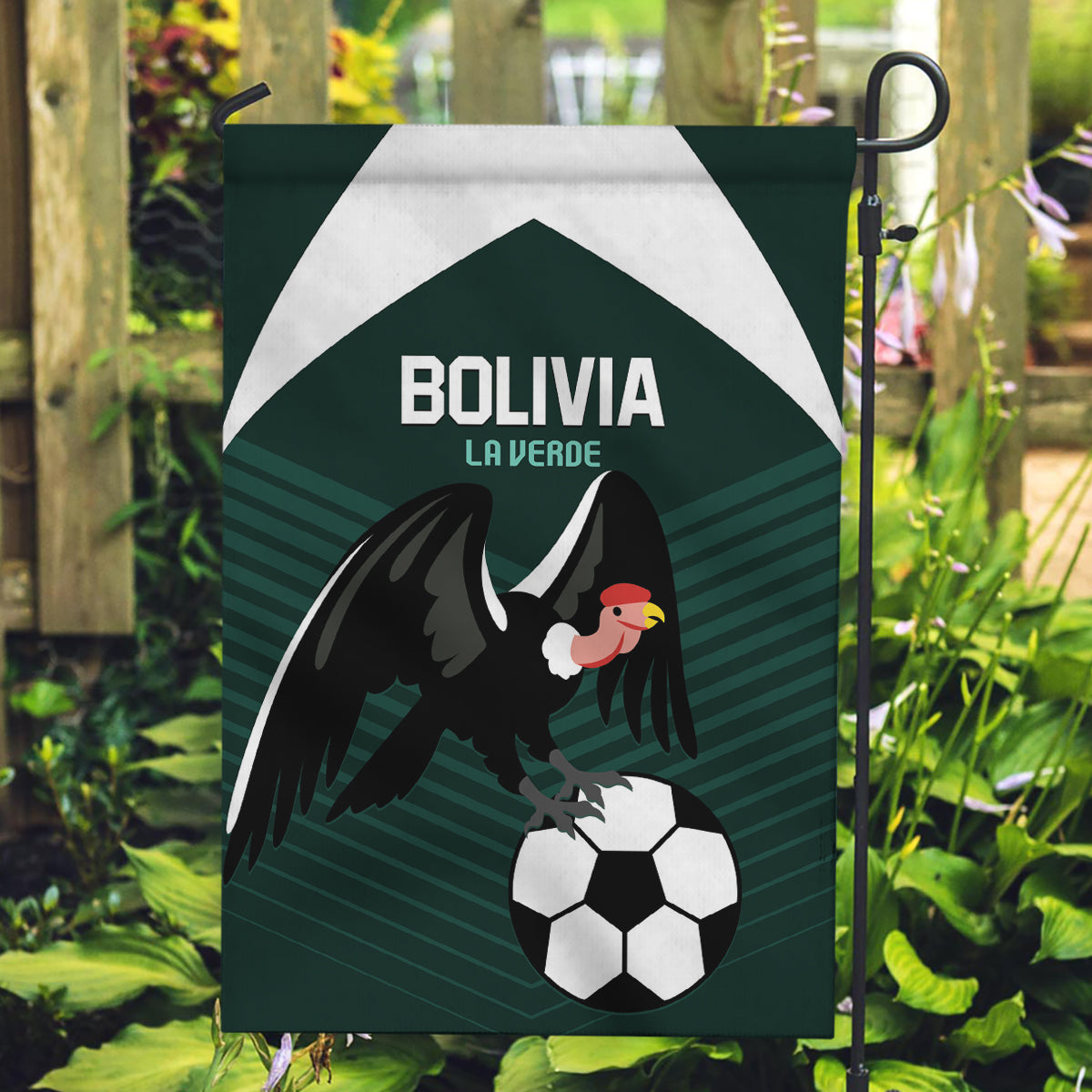 Bolivia 2024 Football Garden Flag La Verd Go Champion - Wonder Print Shop