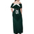 Personalized Bolivia 2024 Football Off Shoulder Maxi Dress La Verd Go Champion - Wonder Print Shop