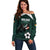 Personalized Bolivia 2024 Football Off Shoulder Sweater La Verd Go Champion - Wonder Print Shop