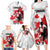 Personalized Canada 2024 Soccer Family Matching Long Sleeve Bodycon Dress and Hawaiian Shirt Canadian Player Maple Leaf - Wonder Print Shop