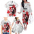 Personalized Canada 2024 Soccer Family Matching Off The Shoulder Long Sleeve Dress and Hawaiian Shirt Canadian Player Maple Leaf - Wonder Print Shop