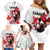 Personalized Canada 2024 Soccer Family Matching Off Shoulder Short Dress and Hawaiian Shirt Canadian Player Maple Leaf - Wonder Print Shop