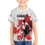 Personalized Canada 2024 Soccer Family Matching Short Sleeve Bodycon Dress and Hawaiian Shirt Canadian Player Maple Leaf - Wonder Print Shop