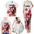 Personalized Canada 2024 Soccer Family Matching Tank Maxi Dress and Hawaiian Shirt Canadian Player Maple Leaf - Wonder Print Shop