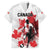 Personalized Canada 2024 Soccer Hawaiian Shirt Canadian Player Maple Leaf - Wonder Print Shop