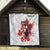 Canada 2024 Soccer Quilt Canadian Player Maple Leaf