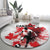 Canada 2024 Soccer Round Carpet Canadian Player Maple Leaf