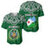 Custom Djibouti Baseball Jersey Jabuuti Emblem With Islamic Floral Circle - Wonder Print Shop