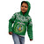 Custom Djibouti Kid Hoodie Jabuuti Emblem With Islamic Floral Circle - Wonder Print Shop