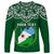 Custom Djibouti Long Sleeve Shirt Jabuuti Emblem With Islamic Floral Circle - Wonder Print Shop