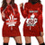 Custom 1 July Canada Independence Day Hoodie Dress Canadian Maple Leaf Happy 156th Anniversary - Wonder Print Shop