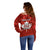 Custom 1 July Canada Independence Day Off Shoulder Sweater Canadian Maple Leaf Happy 156th Anniversary - Wonder Print Shop