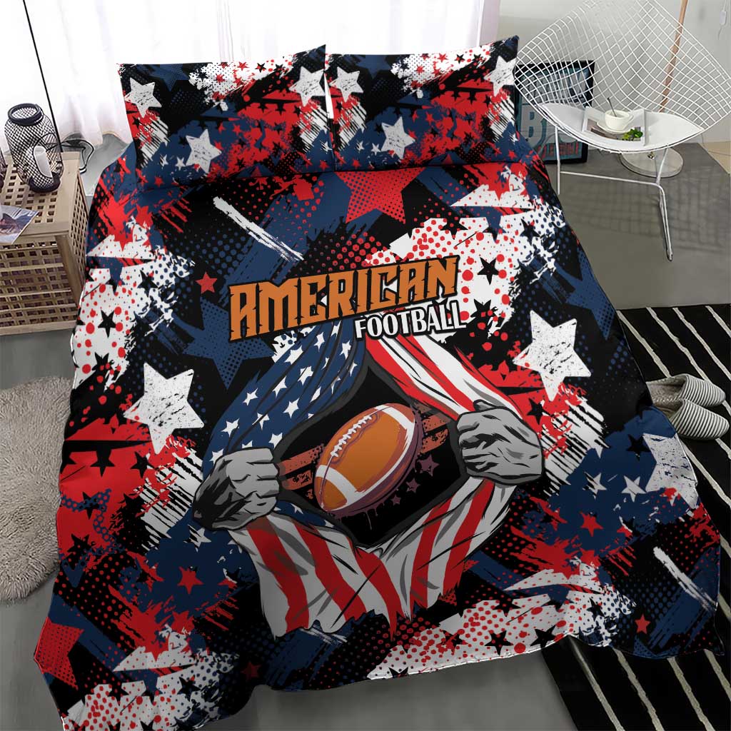 American Football Grunge Bedding Set Special Version - Wonder Print Shop