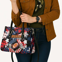 American Football Grunge Leather Bag Special Version - Wonder Print Shop