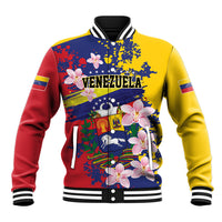 Personalized Venezuela Orchid Cattleya Mossiae Baseball Jacket Flag Color Inspired