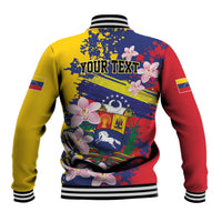 Personalized Venezuela Orchid Cattleya Mossiae Baseball Jacket Flag Color Inspired
