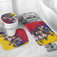 Venezuela Orchid Cattleya Mossiae Bathroom Set Flag Color Inspired