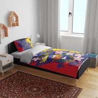 Venezuela Orchid Cattleya Mossiae Bedding Set Flag Color Inspired