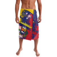 Personalized Venezuela Orchid Cattleya Mossiae Lavalava Flag Color Inspired