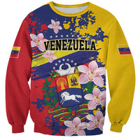 Personalized Venezuela Orchid Cattleya Mossiae Sweatshirt Flag Color Inspired