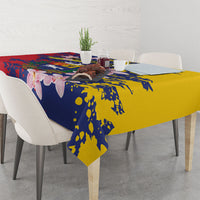 Venezuela Orchid Cattleya Mossiae Tablecloth Flag Color Inspired