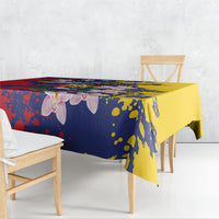 Venezuela Orchid Cattleya Mossiae Tablecloth Flag Color Inspired