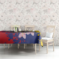 Venezuela Orchid Cattleya Mossiae Tablecloth Flag Color Inspired