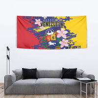 Venezuela Orchid Cattleya Mossiae Tapestry Flag Color Inspired