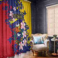 Venezuela Orchid Cattleya Mossiae Window Curtain Flag Color Inspired